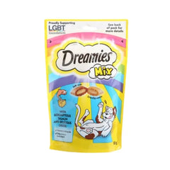 DREAMIES CAT FOOD 60GM SCRUMPTIOUS SALMON