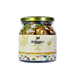 ALKHALEEJ ORGANIC DRY FRUITS WITH HONEY 550GM