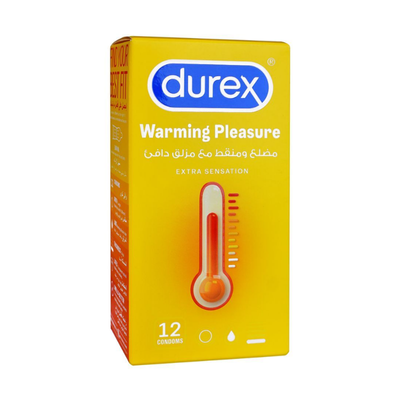 DUREX CONDUM 12 PCS WARMING PLEASURE