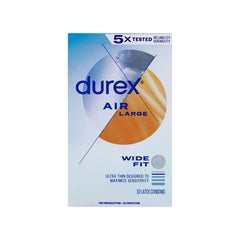 DUREX CONDUM 10 PCS AIR LARGE