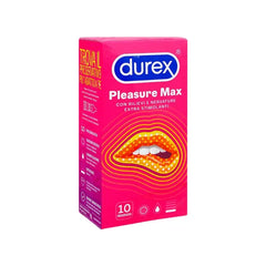 DUREX CONDUM 10 PCS PLEASURE MAX