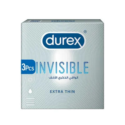 DUREX CONDUM 3 PCS INVISIBLE
