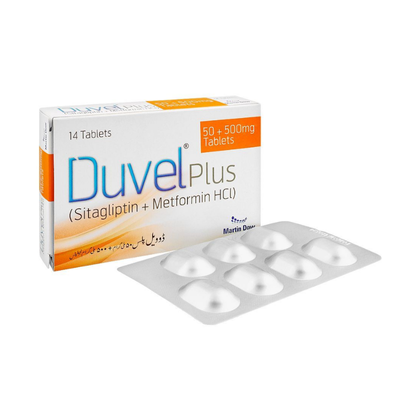 DUVEL TAB PLUS 50/500MG