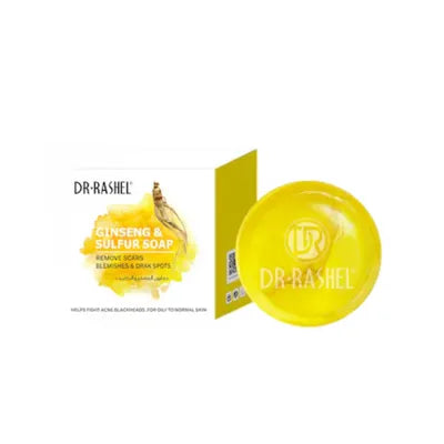Dr. Rachel's Ginseng Sulfur Detoxifying Soap for Clear, Radiant Skin 100g