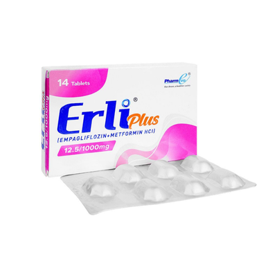 ERLI TAB PLUS 12.5/1000MG