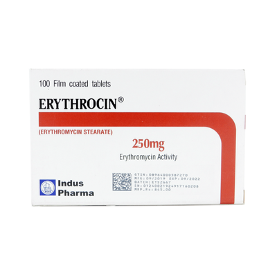 ERYTHROCIN TAB 250MG