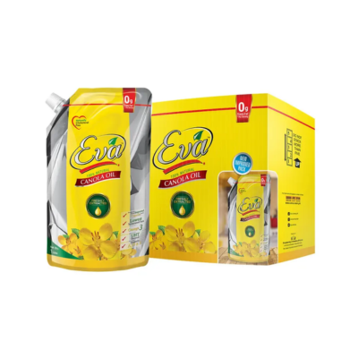 EVA CANOLA OIL 1LITRE POUCH STAND UP