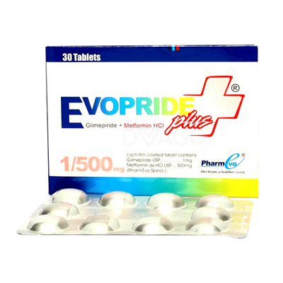 EVOPRIDE TAB PLUS 1/500MG