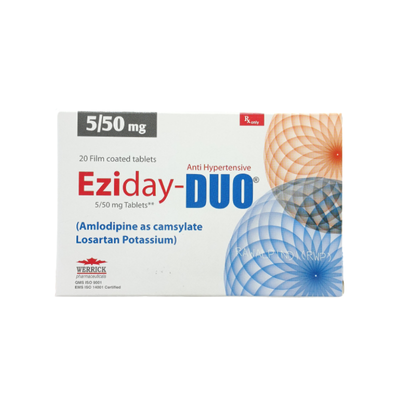 EZIDAY TAB DUO 5/50MG