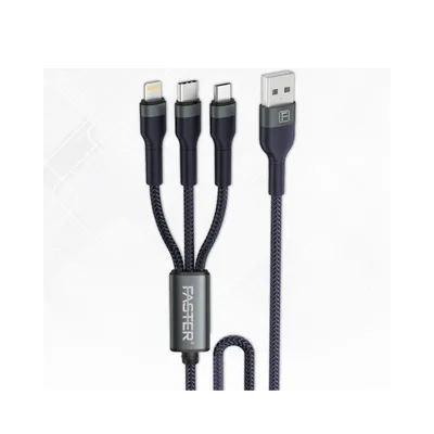 FASTER DATA CABLE BRAIDED D-6