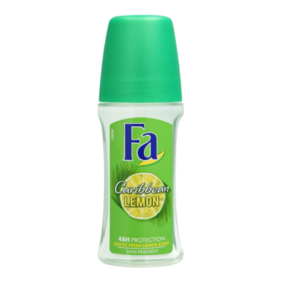 FA ROLL ON 50ML CARIBBEAN LEMON