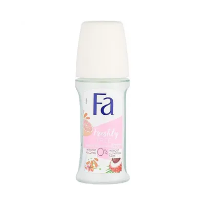 FA ROLL ON 50ML FRESHLY FREE LYCHEE
