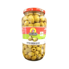 FIGARO PITTED GREEN OLIVES 110/240G