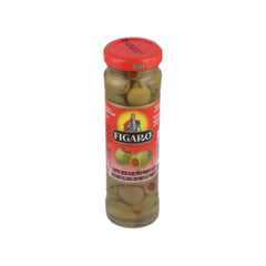 FIGARO PITTED GREEN OLIVES 70/142G