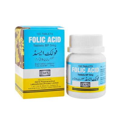 FOLIC ACID TAB 5MG ZAFA