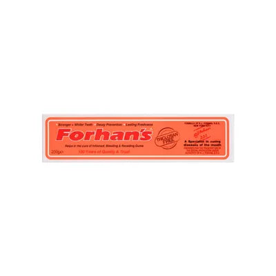 FORHANS TOOTHPASTE 180GM