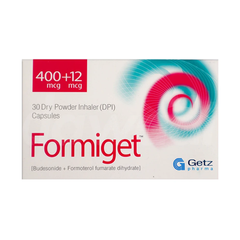 FORMIGET CAP 400+12 MCG DRY POWDER