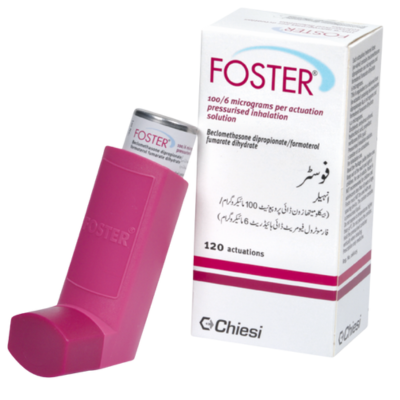 FOSTER INHALER 100/6MCG (FERDGE ITEM)  28  *****