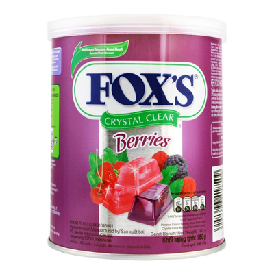 FOX CANDY TIN 180GM BERRIES