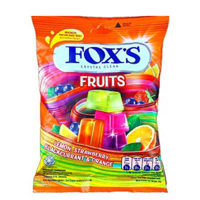 FOXS CANDY POUCH 90GM FRUIT