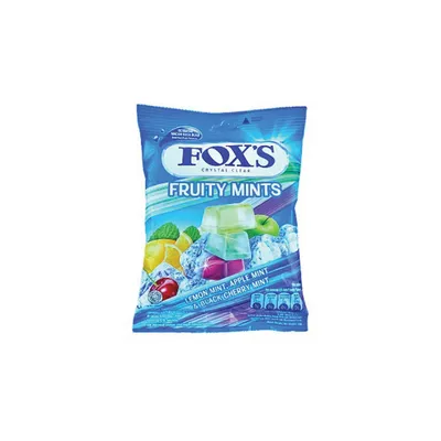 FOXS CANDY POUCH 90GM FRUITY MINTS