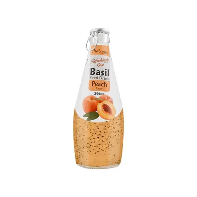 FRUITAMINS BASIL SEED DRINK 290ML PEACH