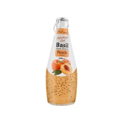 FRUITAMINS BASIL SEED DRINK 290ML PEACH