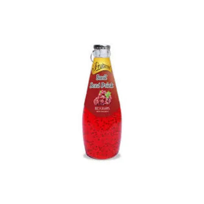 FRUITAMINS BASIL SEED DRINK 290ML RED GRAPES