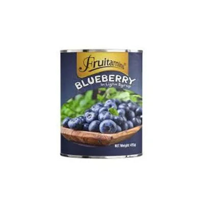FRUITAMINS BLUEBERRY IN HEAVY SYRUP 415GM