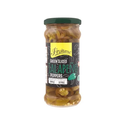 FRUITAMINS GREEN SLICED JALAPENO 467G