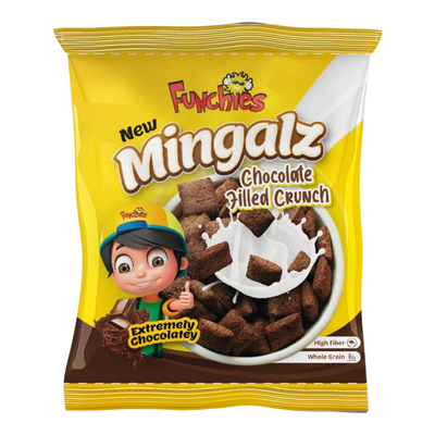 FUNCHIES MINGALS 125GM CHOCOLATE FILLED CRUNCH