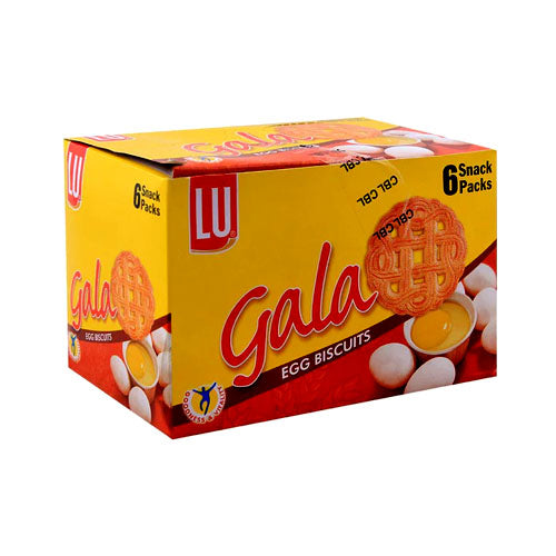 GALA BISCUIT SNACK PACKS 6PCS