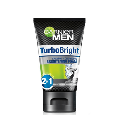 GARNIER MEN FACE WASH TURBOBRIGHT 100ML BRIGHTENING