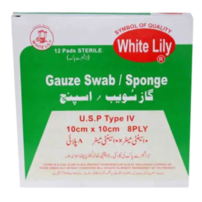 GAUZE PADS STERILE WHITE LILLY