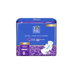 GENTLE WOMEN SANITARY PADS MAXI 320MM 8PCS