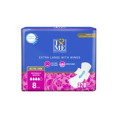 GENTLE WOMEN SANITARY PADS ULTRA THIN 320MM 8PCS