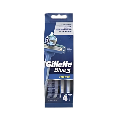 GILLETTE BLUE 3 SIMPLE SHAVING 4S