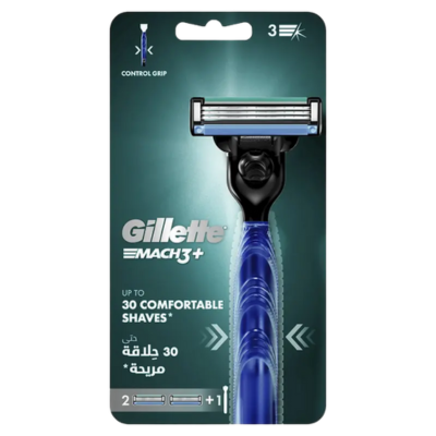 GILLETTE MACH 3 PLUS RAZOR 2UP