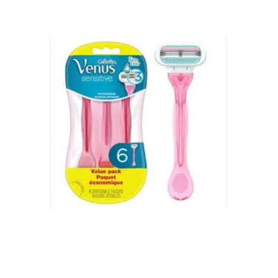 GILLETTE VENUS 3 RAZOR 6S SENSITIVE