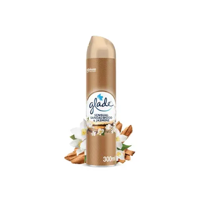 GLADE AIR FRESHENER 300ML SANDALWOOD&JASMINE