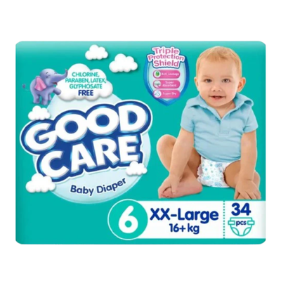 GOODCARE DIAPERS 34PCS XXL