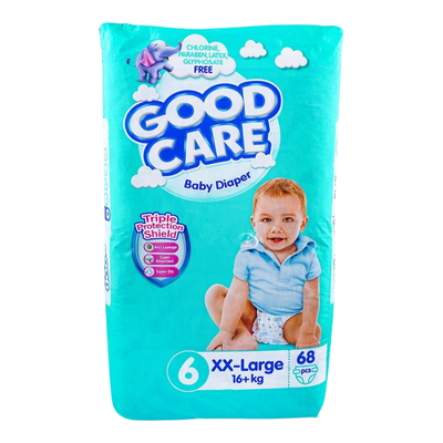 GOODCARE DIAPERS 68PCS XXL