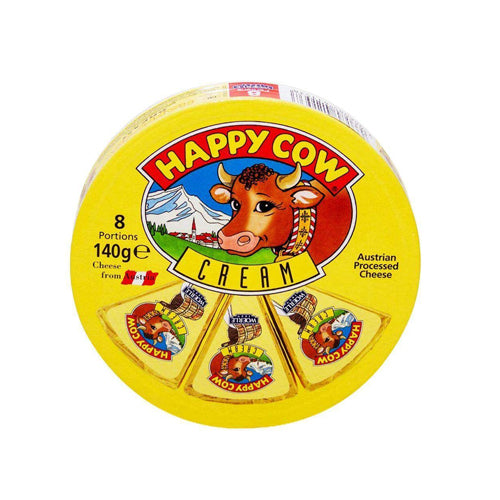 HAPPY COW CHEESE PORTION 140GM CREAM