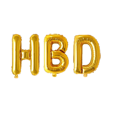 HBD FOIL LETTER