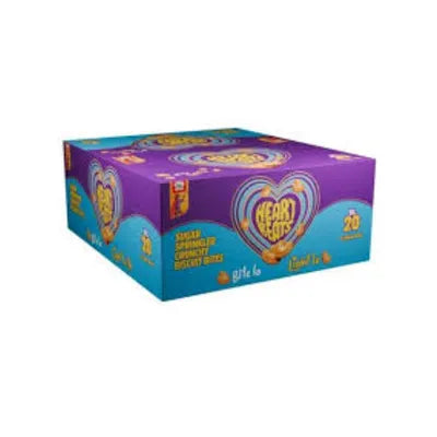 HEART BEATS BISCUITS SNACK PACK 16PCS