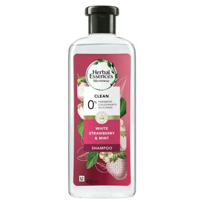 HERBAL ESSENCES SHAMPOO 400ML WHITE STRAWBERRY&MINT