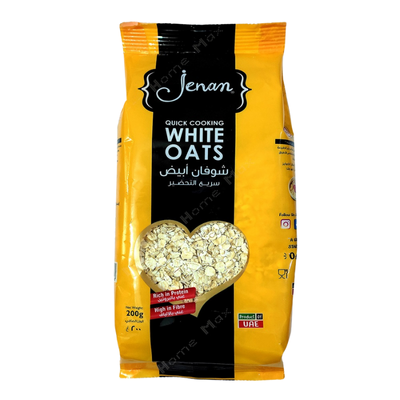 JENAN WHITE OATS 200GM POUCH