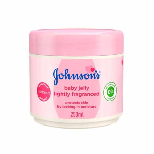 JOHNSONS BABY JELLY 250ML PINK