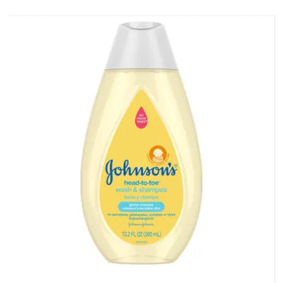 JOHNSONS BABY SHAMPOO 300ML TOP TO TOE