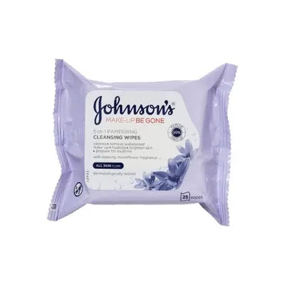 JOHNSONS CLEANSING WIPES 25PCS SENSITIVE